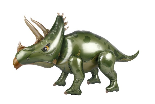Шар 3D Фигура, Динозавр Трицератопс, Зеленый - фото 46940