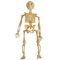 Скелет пластик 13см 3шт - фото 45073